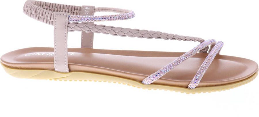 MRCH. Label Mrch Label Faye Dames Sandalen Slippers Paars - Foto 2