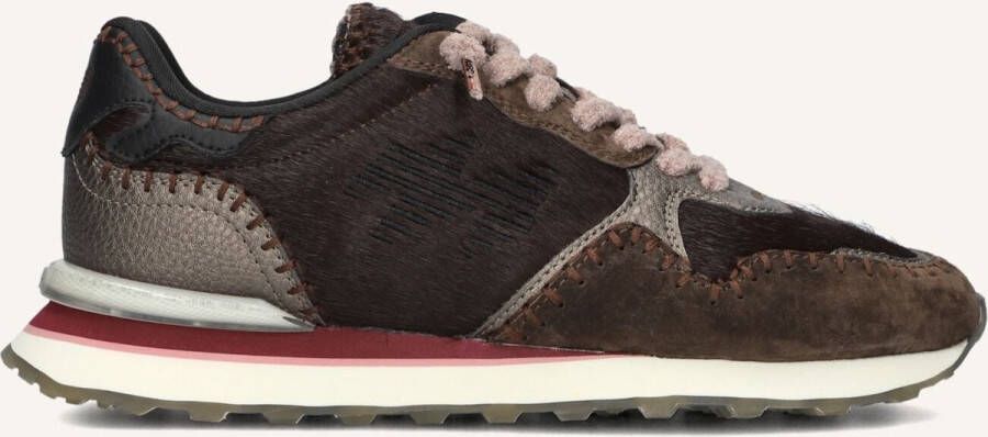 MRP Lage Sneakers Dames Amsterdam 06uphs Maat: 42 Materiaal: Ponyhair Kleur: Bruin