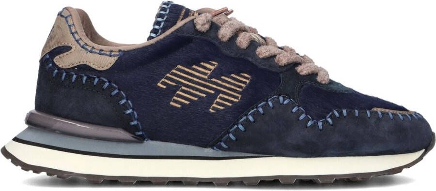 MRP Lage Sneakers Dames Amsterdam 06uphs Maat: 37 Materiaal: Suède Kleur: Blauw