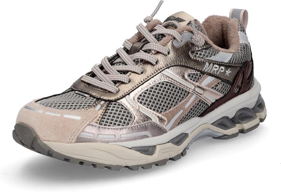 MRP 01 Sneakers Leatherlook Dames Bronskleurig