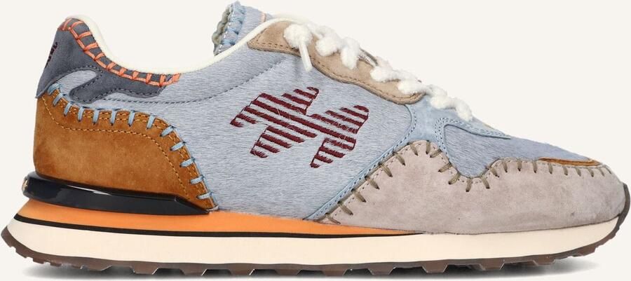 MRP Lage Sneakers Dames Amsterdam 06uphs Maat: 36 Materiaal: Ponyhair Kleur: Blauw