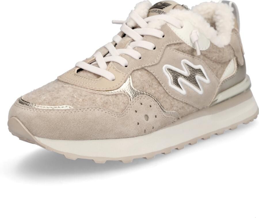 MRP Lage Sneakers Amsterdam 47 Maat: 39 Materiaal: Suède Kleur: Beige