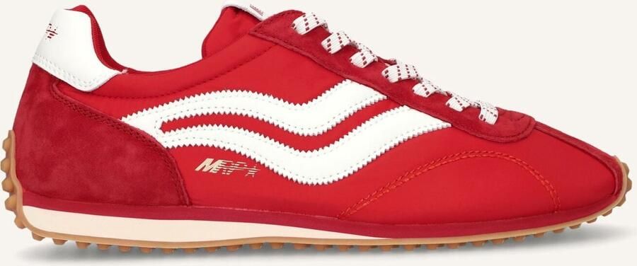 MRP Lage Sneakers Dames Cartagena Maat: 39 Materiaal: Textiel Kleur: Rood