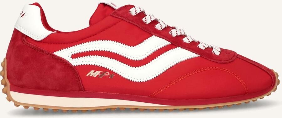 MRP Lage Sneakers Dames Cartagena Maat: 42 Materiaal: Textiel Kleur: Rood