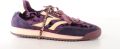 MRP dames sneaker Utah suède en velours paars en beige - Paars