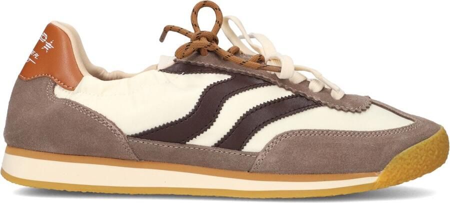 MRP Lage Sneakers Dames Pure Textiel Bruin