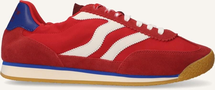 MRP Lage Sneakers Dames Pure Maat: 38 Materiaal: Textiel Kleur: Rood
