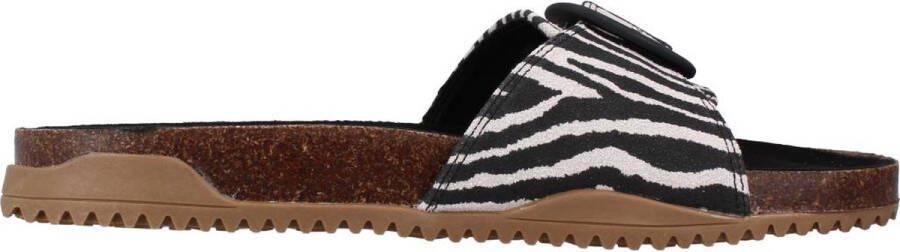 Mustang Zebra Sandalen Black Dames