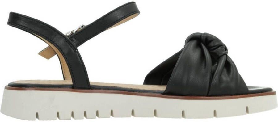 Mtng Stijlvolle Platte Sandalen met Gesp Black Dames