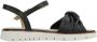 Mtng Stijlvolle Platte Sandalen met Gesp Black Dames - Thumbnail 1