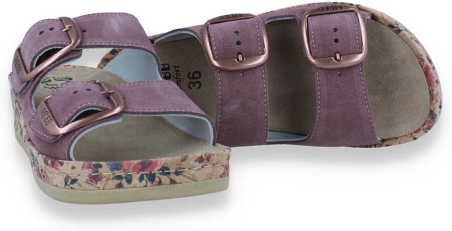 Mubb Comfort Dames Slipper Brownrose Bruin