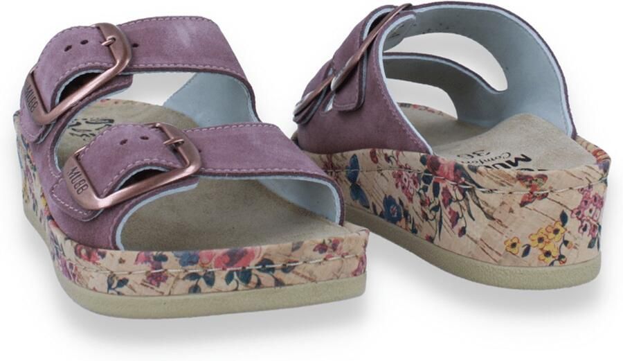 Mubb Comfort Dames Slipper Brownrose Bruin