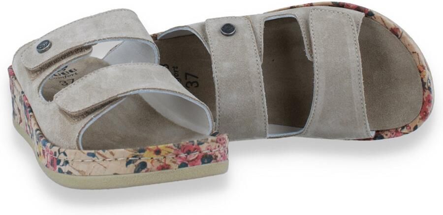 Mubb Comfort Dames Slipper Cappuccino Beige