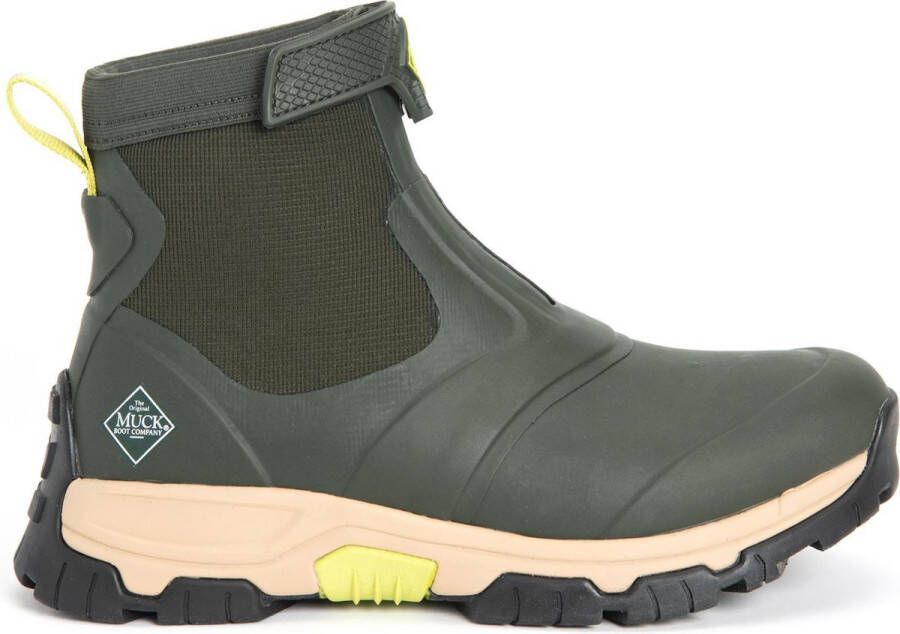 Muck Boot Apex Zip Moss Beige Regenlaarzen Heren