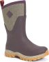 Muck Boot Arctic Sport II Mid Bordeaux Tweed Dames Winterlaarzen - Thumbnail 1