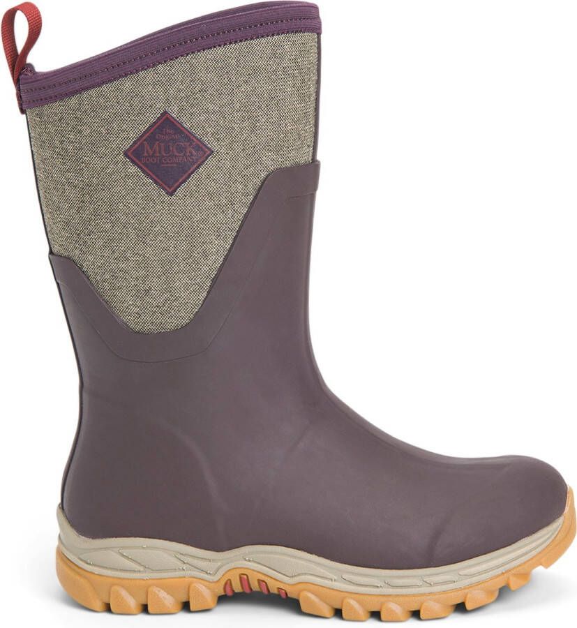 Muck Boots Muck Boot -Arctic Sport II Mid-Bordeaux Tweed- Outdoor laars