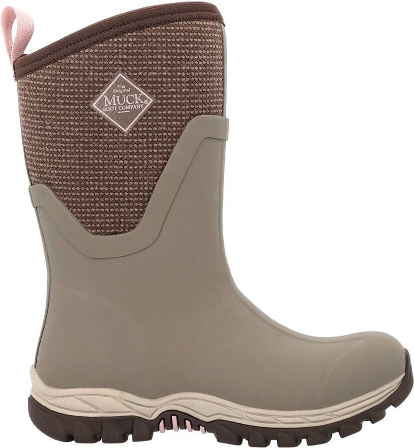 Muck Boot Arctic Sport II Mid Taupe Chocolate Dames Winterlaarzen