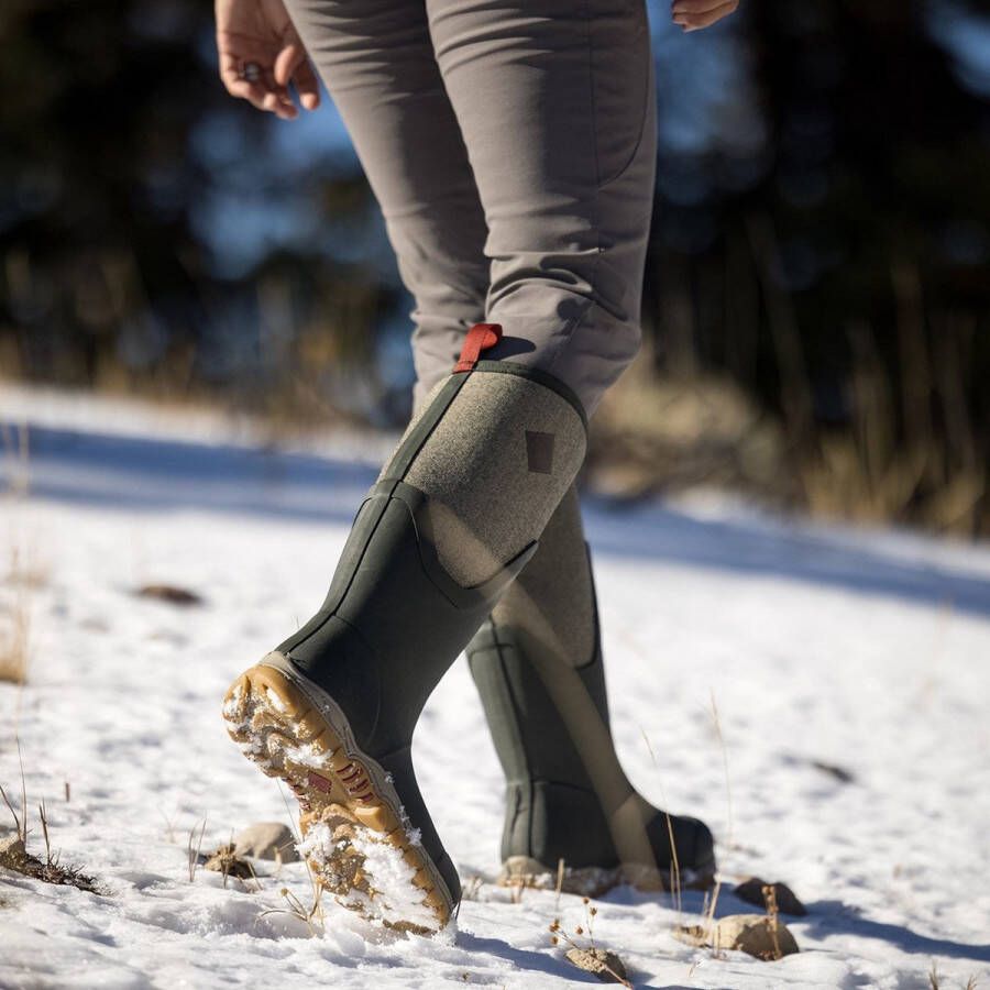 Muck Boot Arctic Sport II Tall Olive Tweed Dames Winterlaarzen