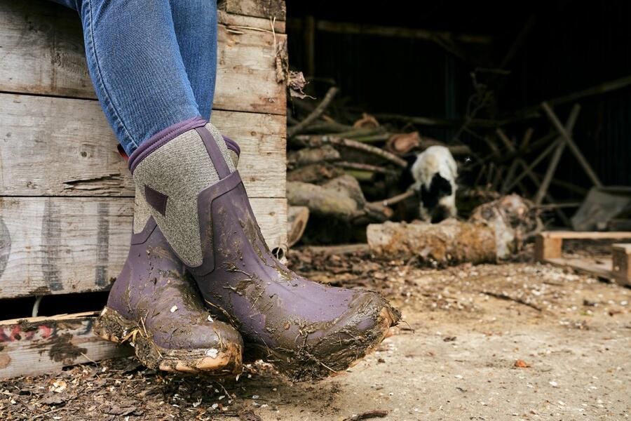 Muck Boot Arctic Sport II Mid Bordeaux Tweed Dames Winterlaarzen - Foto 5