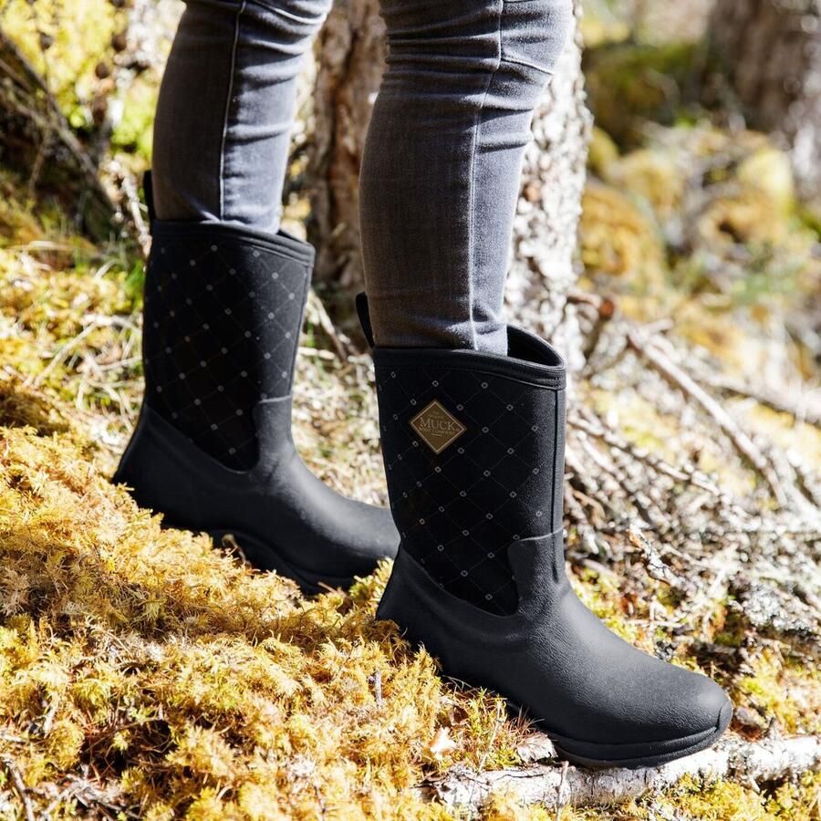 Muck Boot Arctic Weekend Outdoorlaarzen Zwart Quilt Dames - Foto 2