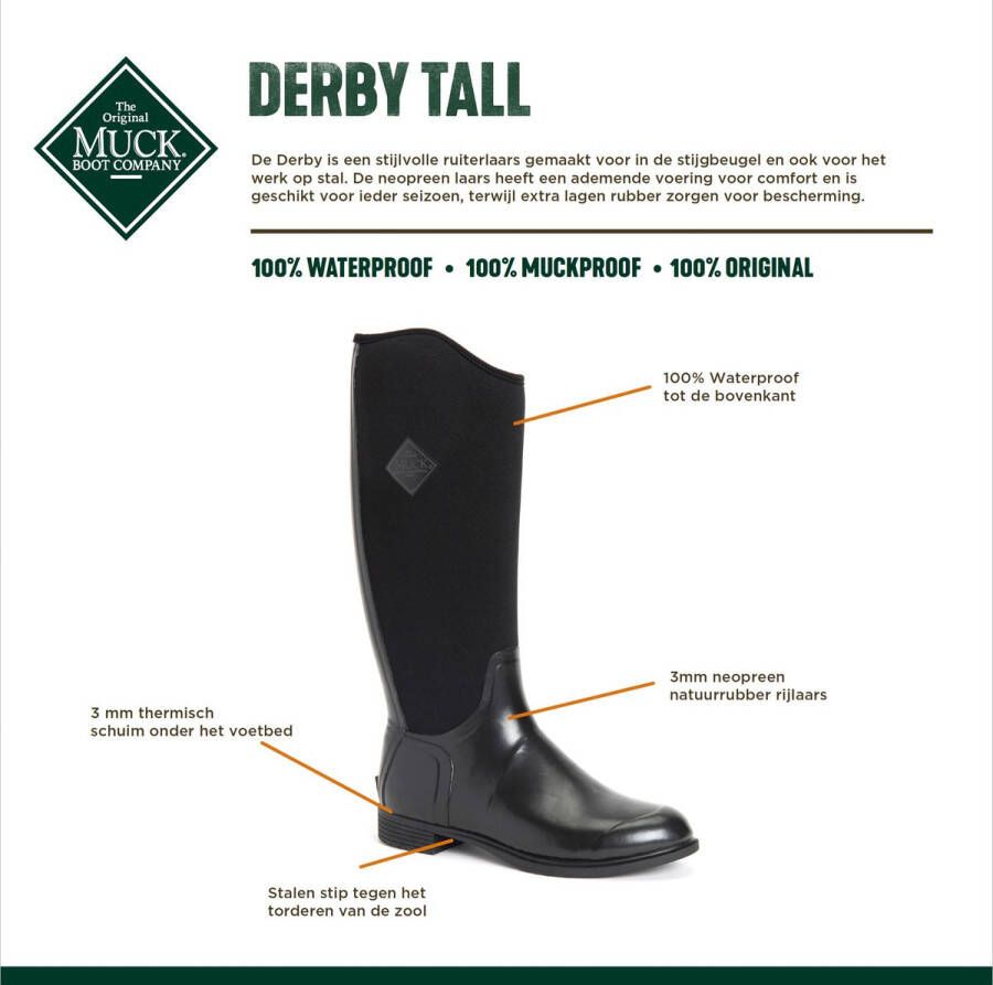 Muck Boot Derby Tall Zwart Dames - Foto 3
