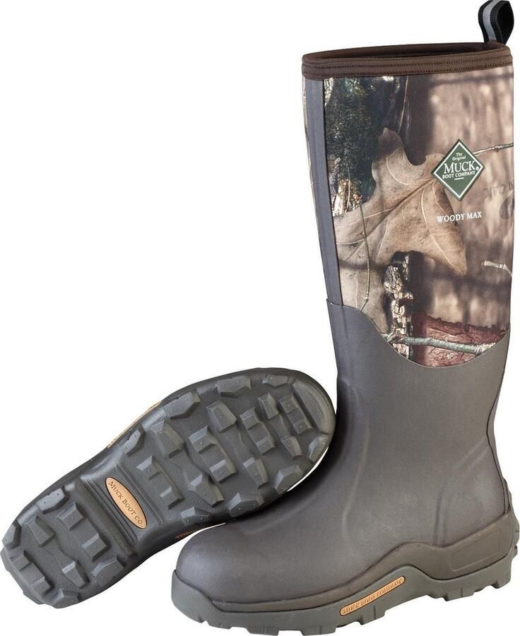 Muck boot Outdoor laarzen 'MEN'S WOODY MAX NEW CAMO' bruin
