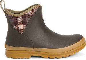 Muck Boot Muck Originals Pull On Ankle Brown Plaid Dames