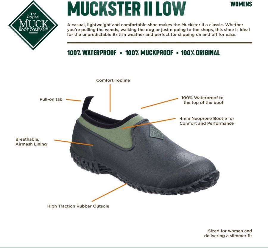 MuckBoot Muck Boot Muckster II Low Groen Vrouwen