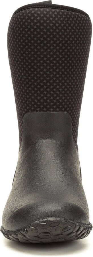 Muck Boot Muckster II Mid Tuinlaars Zwart Rose print Dames