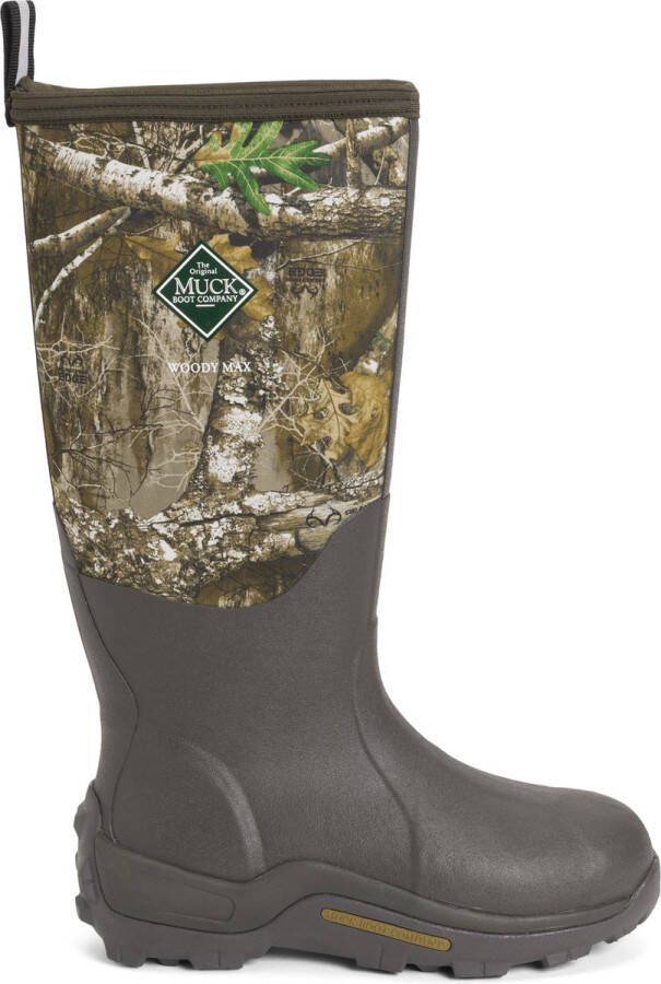 Muck Boot Woody Max Outdoorlaarzen met Oranje voering Bruin Camo