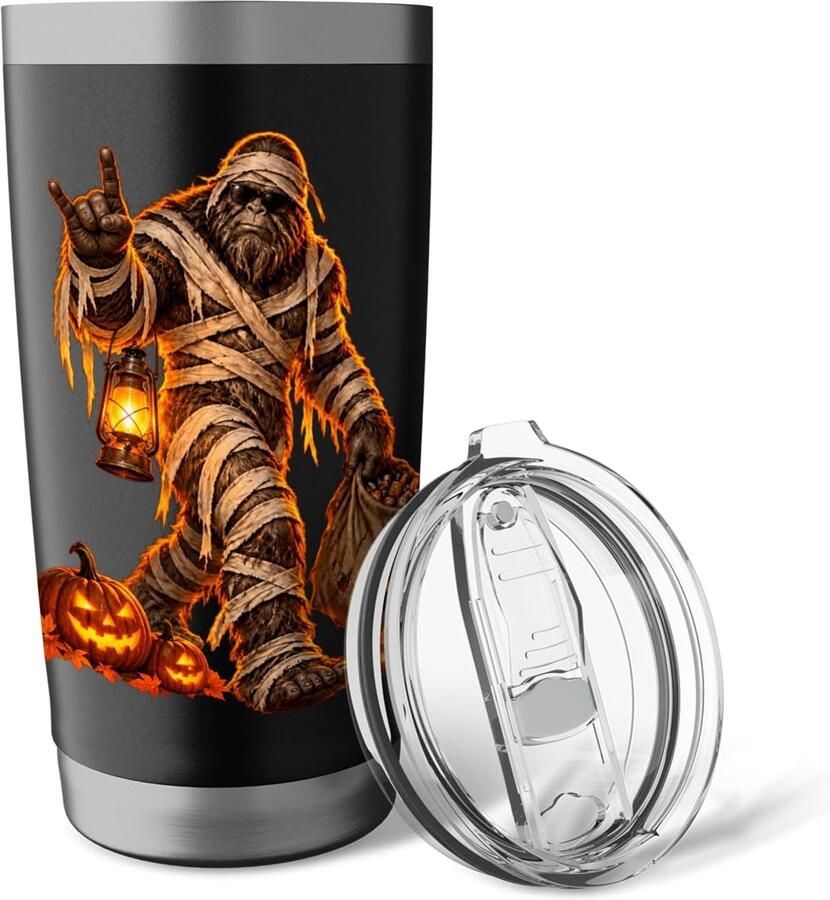 Mummie Bigfoot Halloween Kostuum Thermobeker