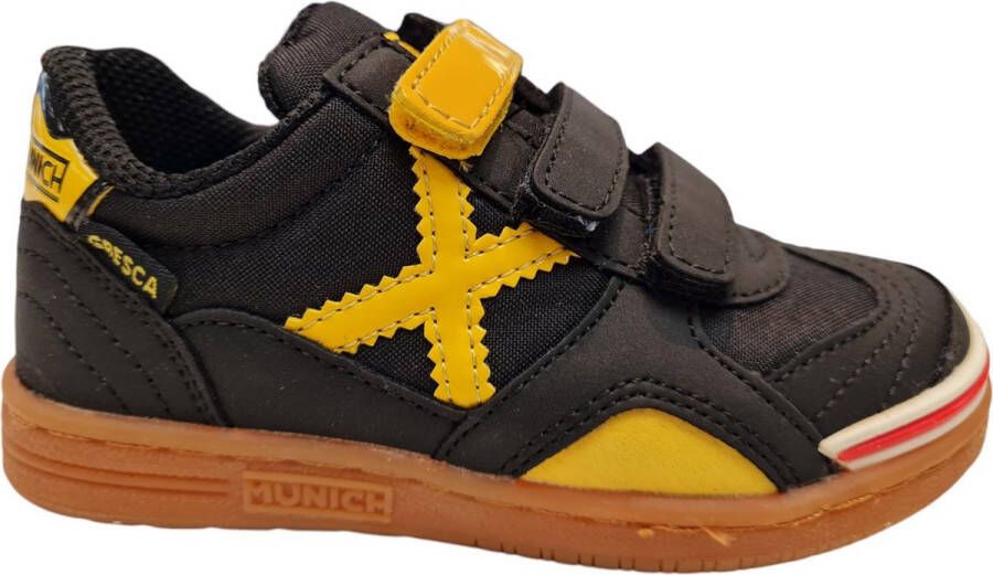 Munich Voetbalschoenen Gresca kid velcro 1508606 NEGRO