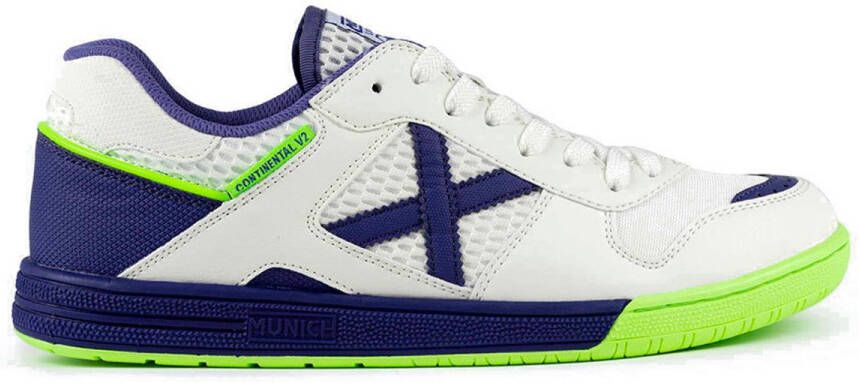 Munich Continental V2 63 Zaalschoenen Wit Man