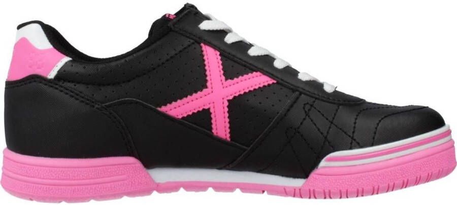 Munich G 3 Profit Zaalvoetbalschoenen Kids Zwart pink