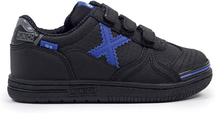 Munich G-3 Velcro 443 Zaalschoenen Zwart