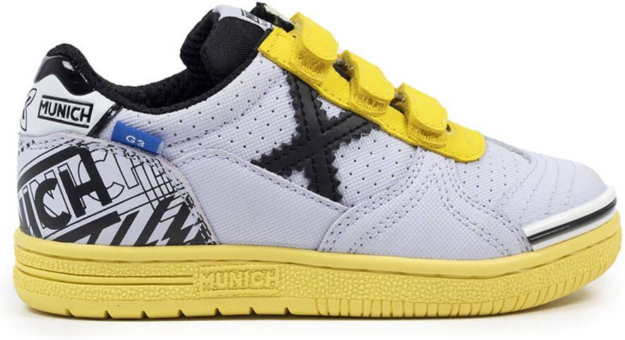Munich G-3 Velcro 448 Zaalschoenen Grijs
