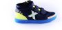 Munich G3 Boot Velcro Hoge sneakers Leren Sneaker Jongens Kids Blauw - Thumbnail 8