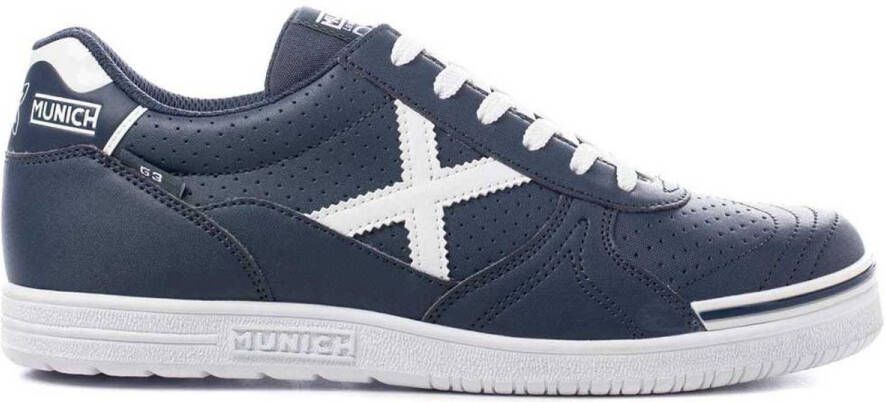 Munich G-3 Profit Zaalvoetbalschoenen Donkerblauw