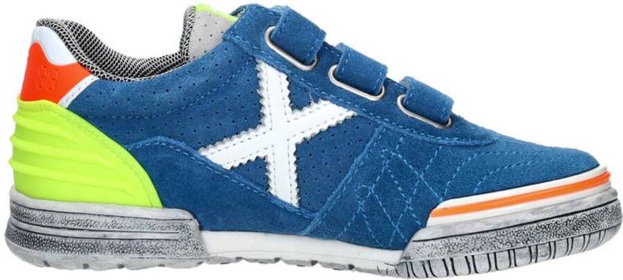 Munich G3 Velcro Lage sneakers Jongens Blauw