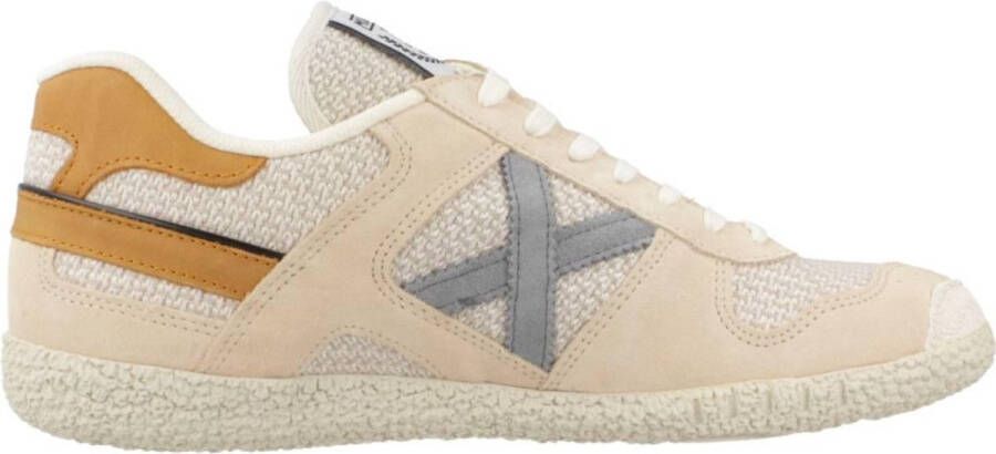 Munich Stijlvolle Herensneakers Beige Heren