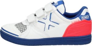 Munich jongens sneakers Wit Uitneembare zool