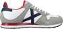 Munich Massana 434 Sneaker shoes in Suede Mesh fabric Us22Mu13 8620434 Grijs Heren - Thumbnail 1