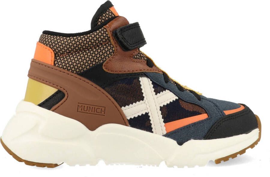 Munich Mini Track VCO sneakers blauw bruin oranje Imitatieleer 35 - Foto 2