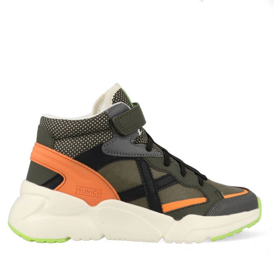 Munich Mini Track VCO sneakers blauw bruin oranje Imitatieleer 35 Schoenen