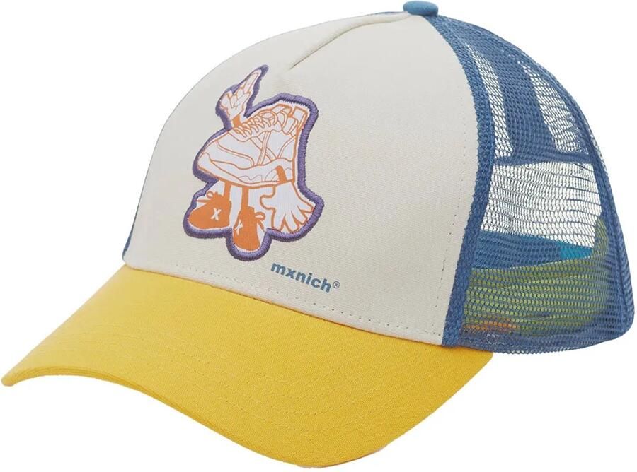 Munich Cartoon Streetwear Truckercap Beige M-L