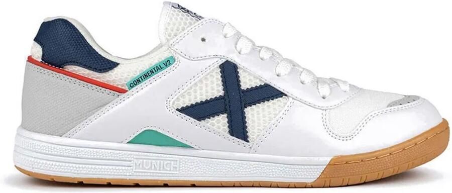 Munich Continental V2 61 Zaalschoenen Wit Man