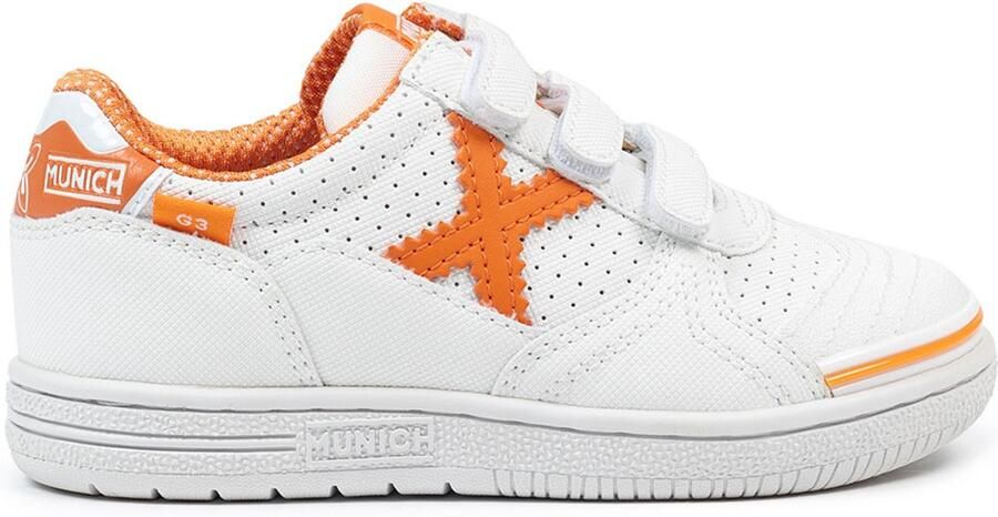 Munich G-3 Velcro 444 Zaalschoenen Wit Kinderen