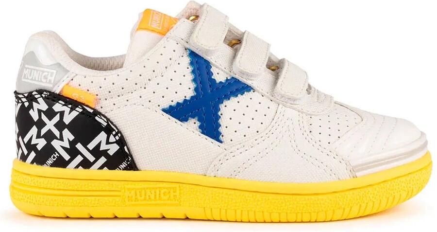 Munich G-3 Velcro 463 Zaalschoenen Wit Kinderen