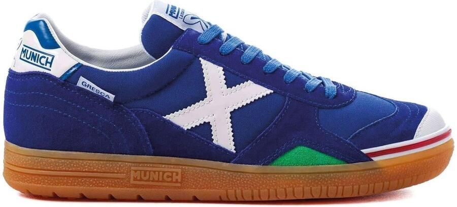Munich Indoor Football Shoes Gresca 03 Blue Adults