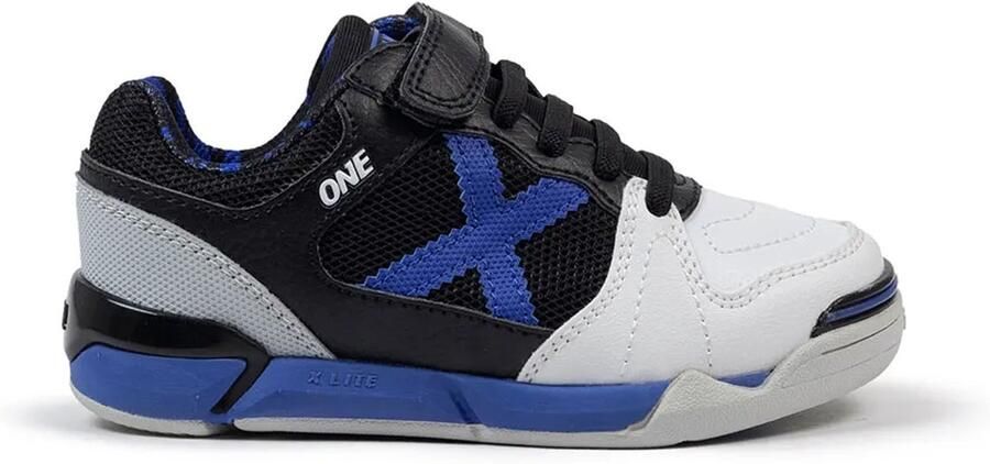 Munich One Velcro 74 Zaalschoenen Zwart